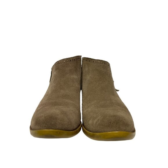 Lucky Brand Leather Benna Tan Ankle Boot Bootie Slip On Size 6.5 Women's - Picture 4 of 10